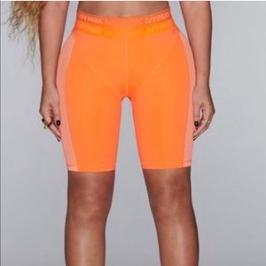Ivy Park x Adidas Orange Biker Shorts XS